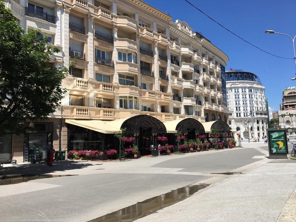 Square Vanilla Apartments Skopje Exteriör bild