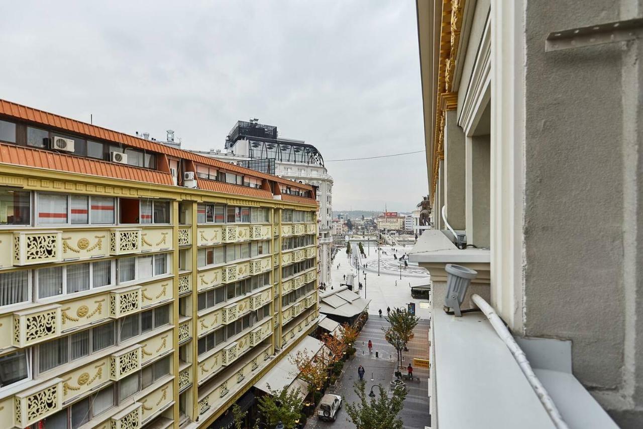 Square Vanilla Apartments Skopje Exteriör bild